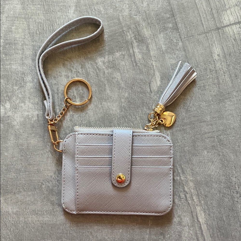 Grey Key and Card Holder Accessory